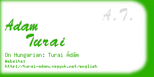 adam turai business card