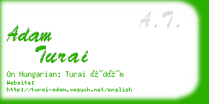 adam turai business card